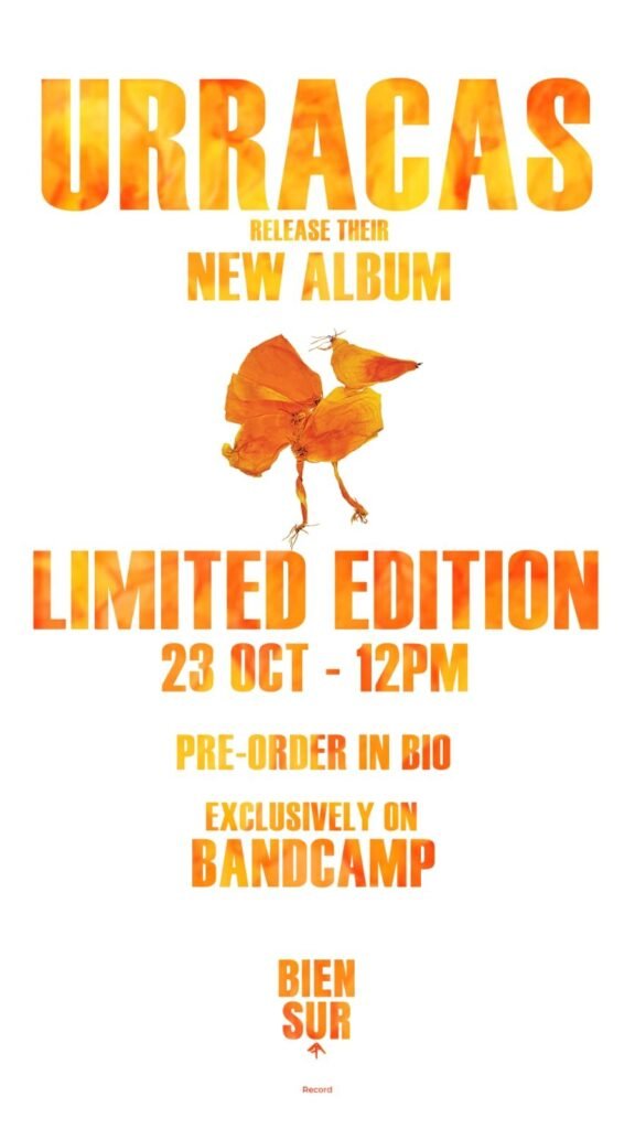 Sortie de l’album d’Urracas le vendredi 23 octobre