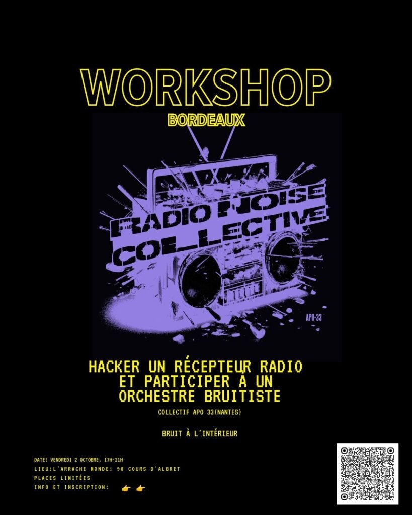 Workshop : hacker un récepteur radio et participer à un orchestre bruitiste