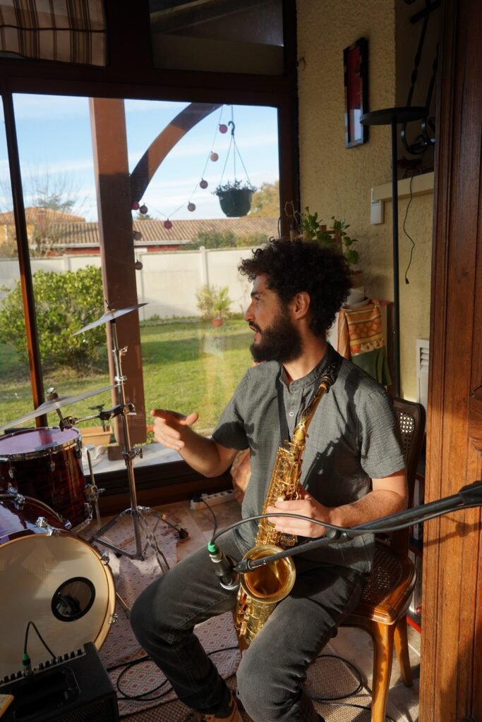 Luis Fernando Herrera au saxophone